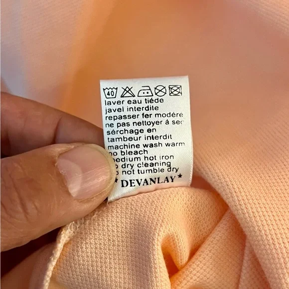 Lacoste women pique Peach Polo Shirt - Picture 7 of 8